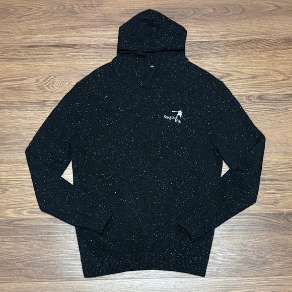 Donald Ross Sportswear Other - Donald Ross Sport Spyglass Hill Wool Blend Hoodie Sweater Black